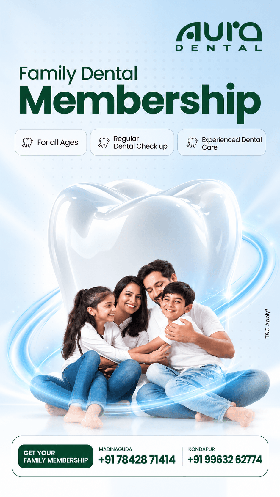 Aura Dental family dental membership
